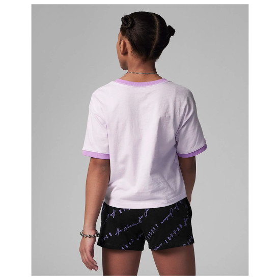Jordan Παιδική κοντομάνικη μπλούζα Essentials Ringer Tee